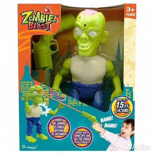 Игрушка интерактивная Zombie Blast