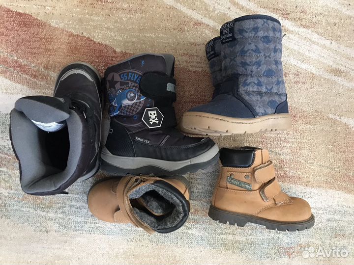 Сапоги зимние для мальчика, размеры 24,26