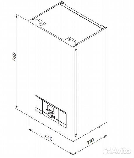 Vaillant eloblock VE 28 v.14 электрический котёл