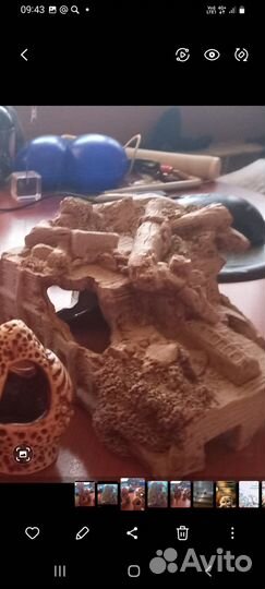 Аквариумы. Два. Декор, керамика. Одним лотом