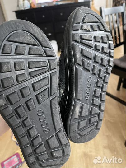 Демисезонные сапожки ecco на девочку 33