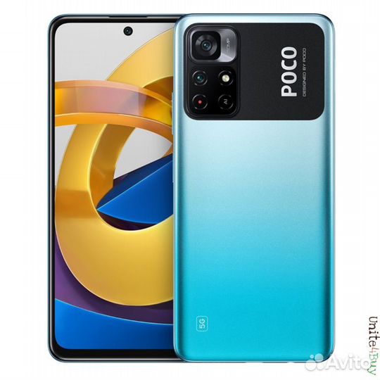 Xiaomi Poco M4 Pro 5G, 6/128gb, синий, новый