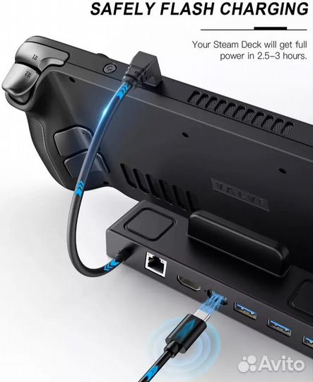 Док станция подставка для steam Deck 6в1