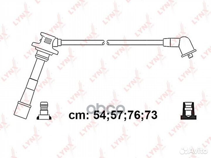 Комплект высоковольтных проводов (класс F) SPC7