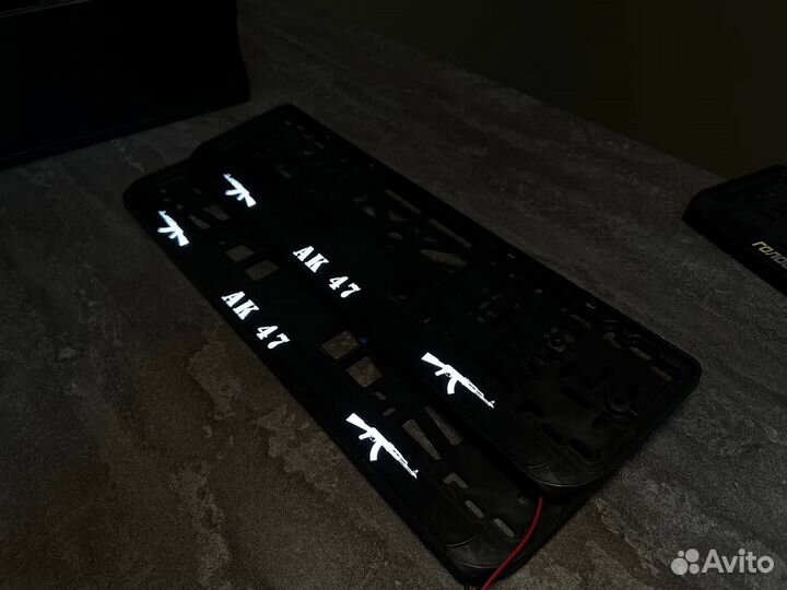 Рамка номерного знака led подсветка