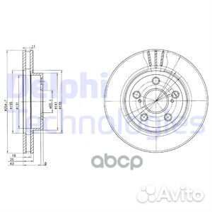 Диск тормозной передний toyota carina E (12/95