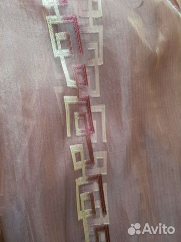 Тюль для зала versace