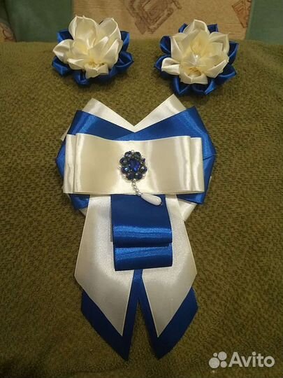 Банты для волос ручной работы