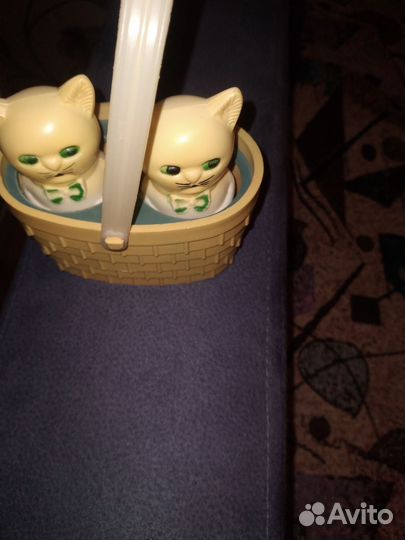 Детские игрушки котята пищалка СССР