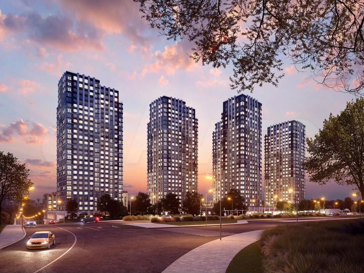 Квартира-студия, 35,1 м², 23/27 эт.