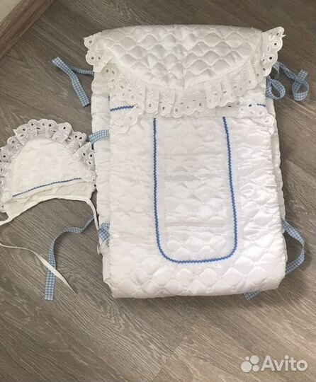 Конверт на выписку для мальчика летний