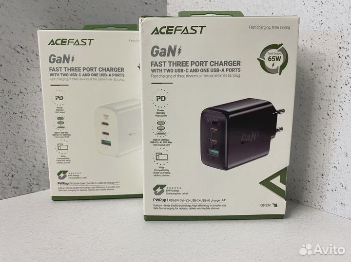 Зарядное устройство acefast A41 PD65W GaN