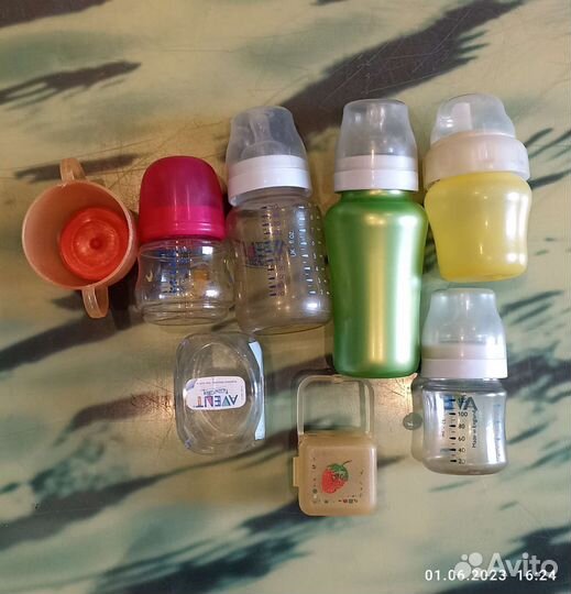 Бутылочки и поильники avent