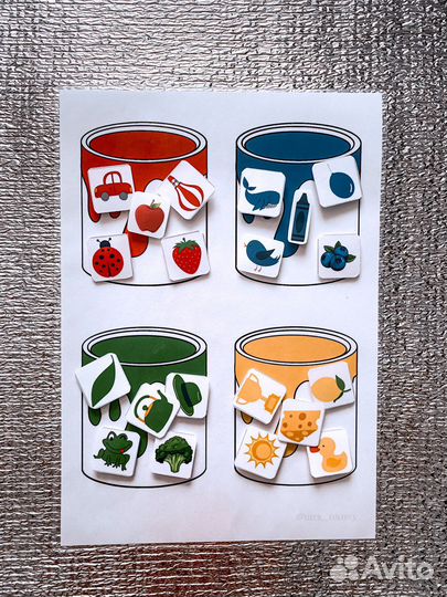 Игры на липучках для детей от 1 до 3 лет