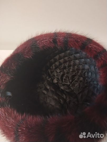 Шапка норковая женская