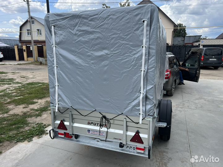 Прицеп усил. оцинк. 2.6х1.35 Спутник Про тент 1550