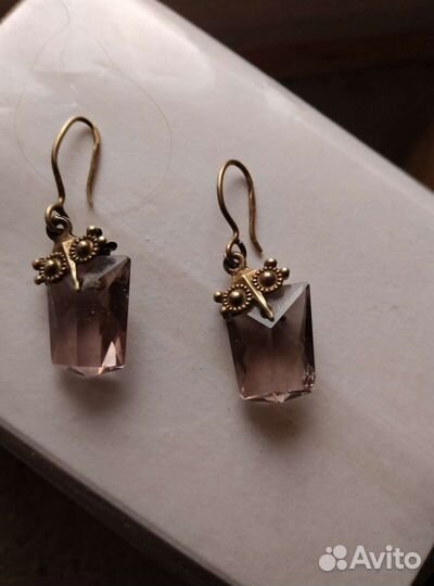 Серьги серебро 875 пр СССР Совы