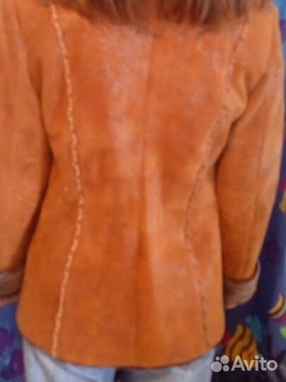 Дубленка женская 44 46 из овчины натуральная