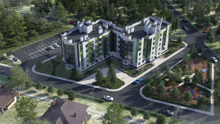 2-к. квартира, 56,9 м², 5/5 эт.