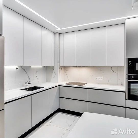 Кухня под потолок на заказ