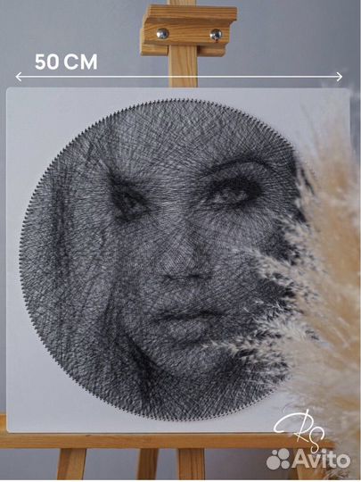 Картина нитями