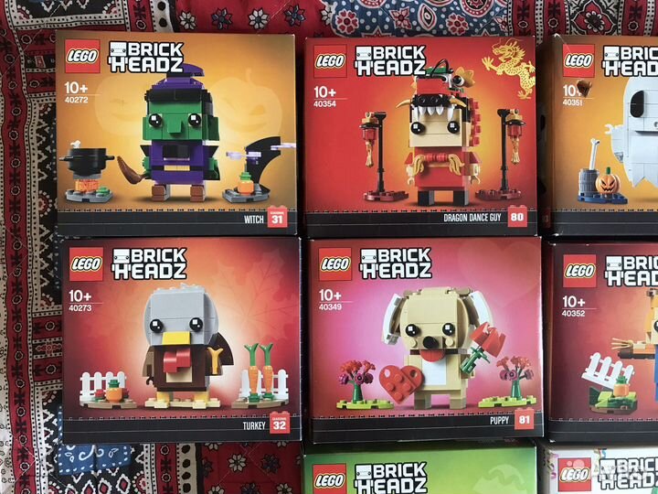 Lego brickheadz новые наборы