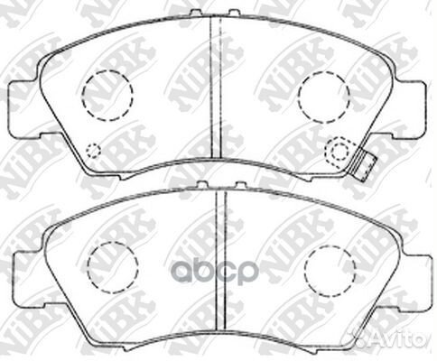 Колодки тормозные honda civic 1.3-1.6 91-01/JAZ