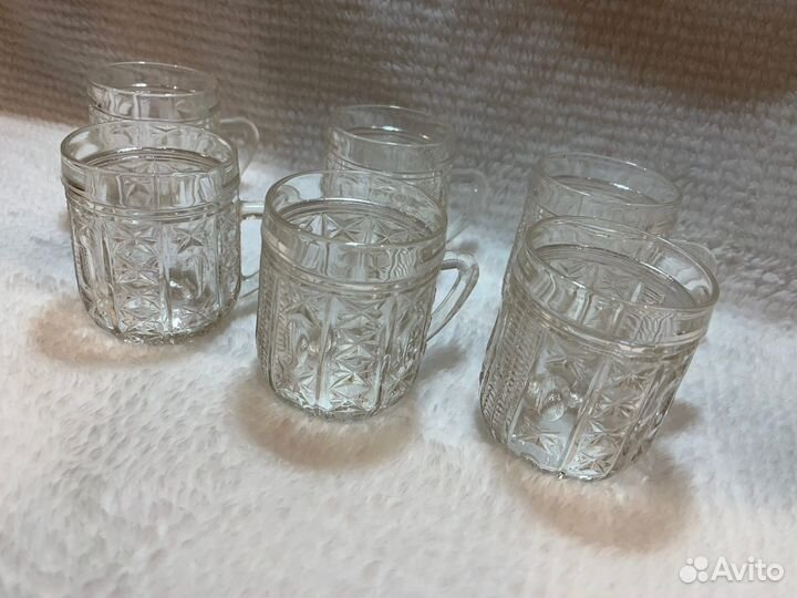 Хрустальные кружки бокальчики СССР