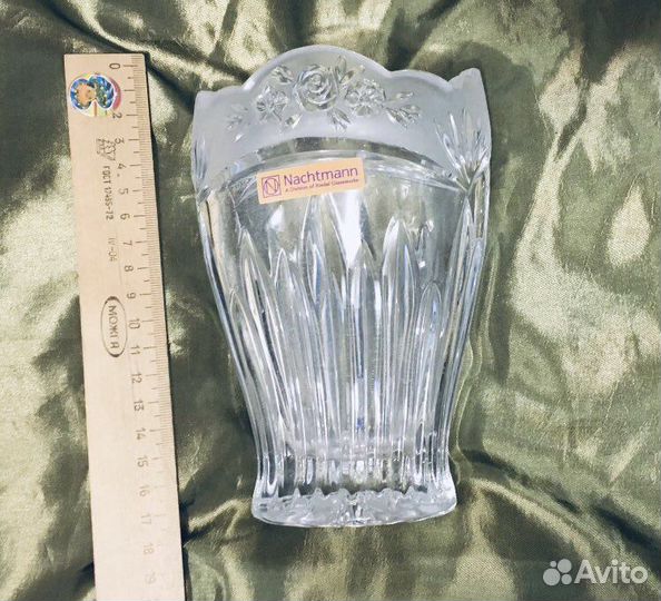 Germany. Hachtmann. Хрустальная ваза