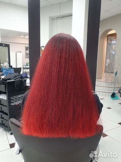 Стрижка и покраска волос