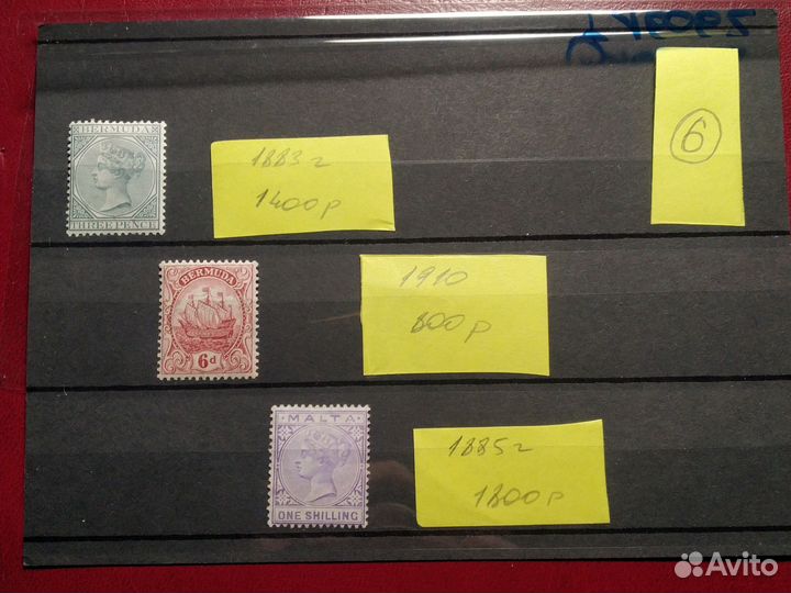 Почтовые марки Британских колоний