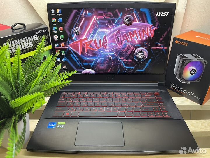 Игровой MSI 144GHz 16/512 RTX3050 i5-11400H