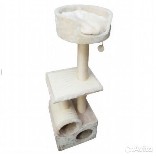 Площадка игровая Nobby Parla кремовая для кошек 40х35х125см