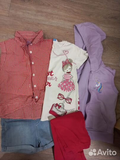 Большой пакет одежды 5-7 лет