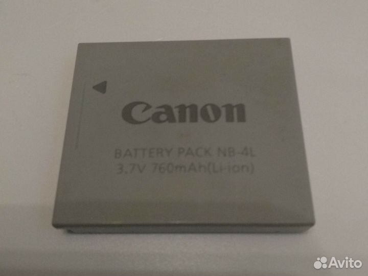 Аккумулятор Canon nb-4l, оригинальный
