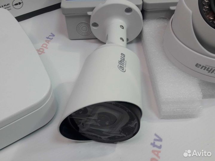 Комплект видеонаблюдения 4Мп Dahua 6 камер