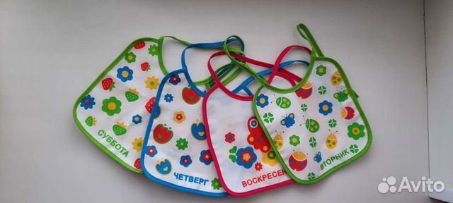 Набор нагрудник детский слюнявчик