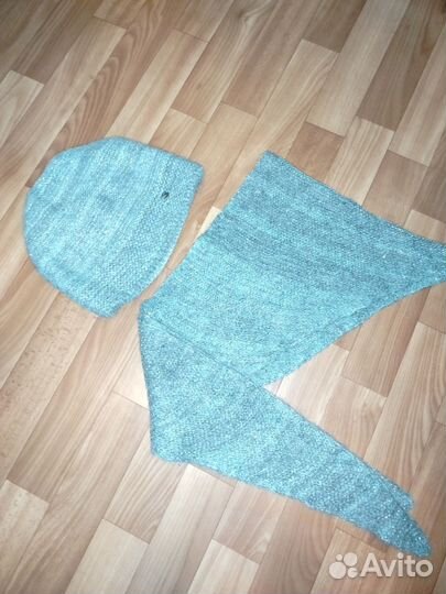 Комплект шапка и косынка