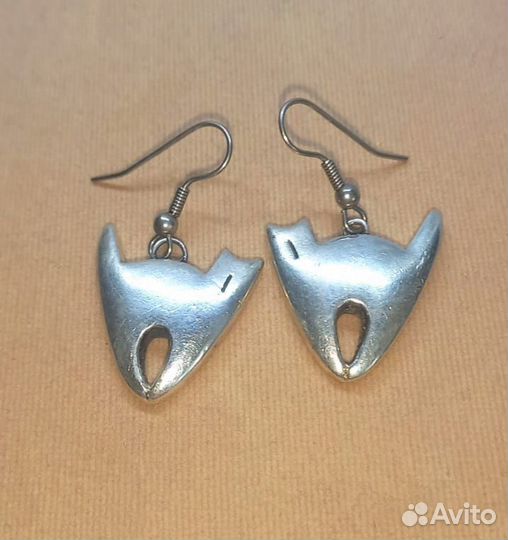 Серьги - Модерн - Кошки - Серебро 925 - Винтаж