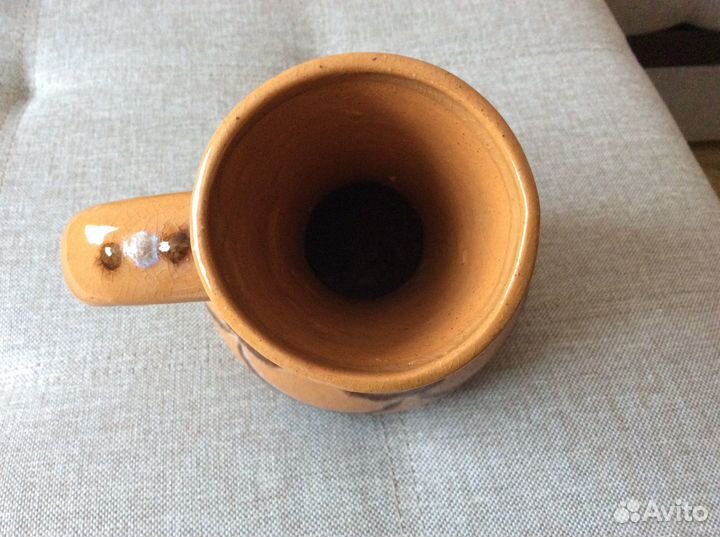 Кувшин глина обливная СССР винтаж