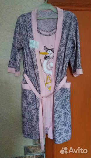 Майка и халат