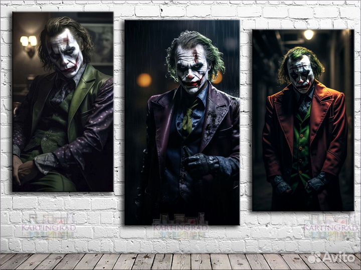 Современная картина на холсте Джокер / Арт 90