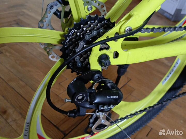 Велосипед бу требует замены заднего колёса 26