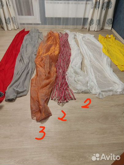 Тюль разный