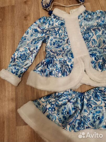 Костюм снегурочки для девочки