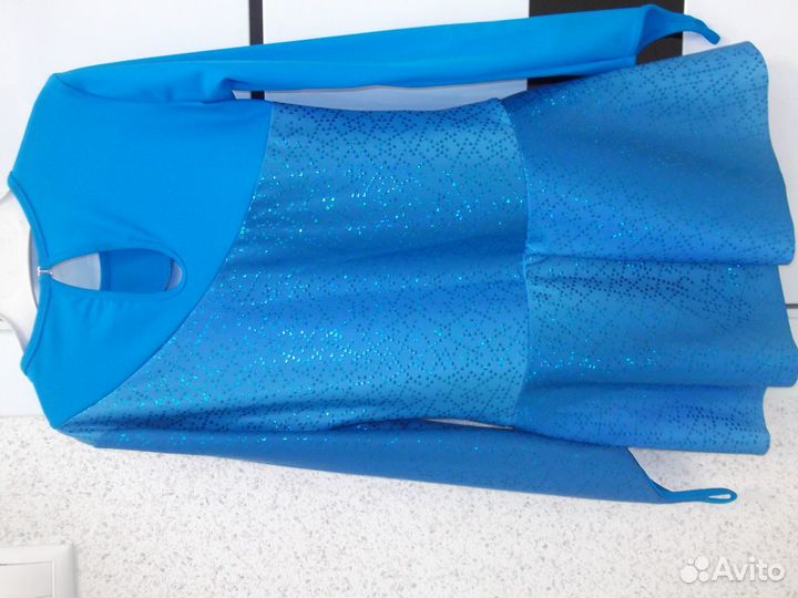 Новый купальник гимнастический с юбкой р.146