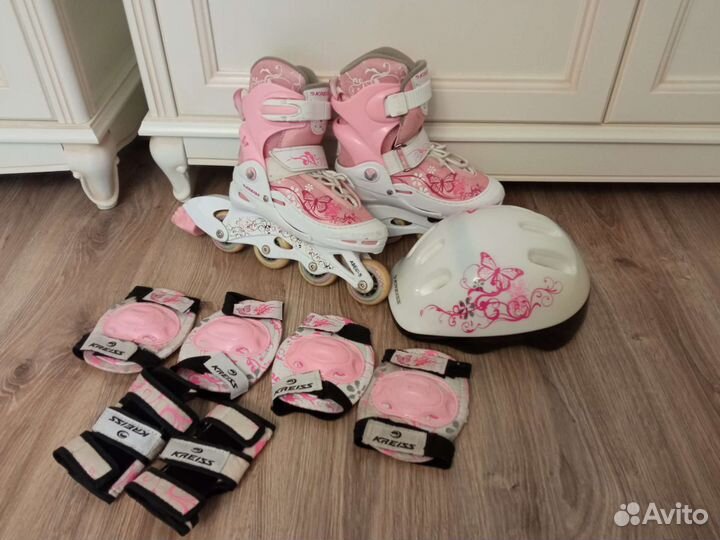 Роликовые коньки детские раздвижные