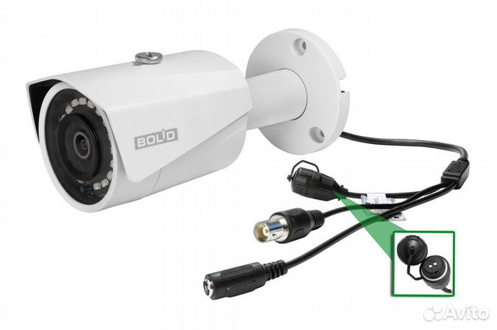 Видеокамера аналоговая bolid VCG-122 2мп, (2,8mm)