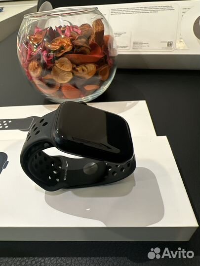 Apple watch Nike Ser 8 45mm Midnite на гарантии