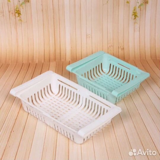 Полка пластиковая в холодильник, 20/27.5x15x6 см